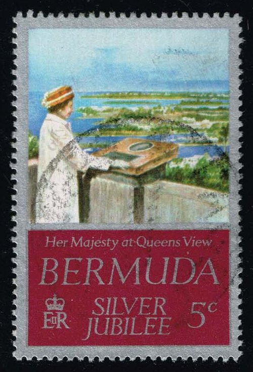 Bermuda #347 Queen's Visit to Bermuda; Used - Click Image to Close