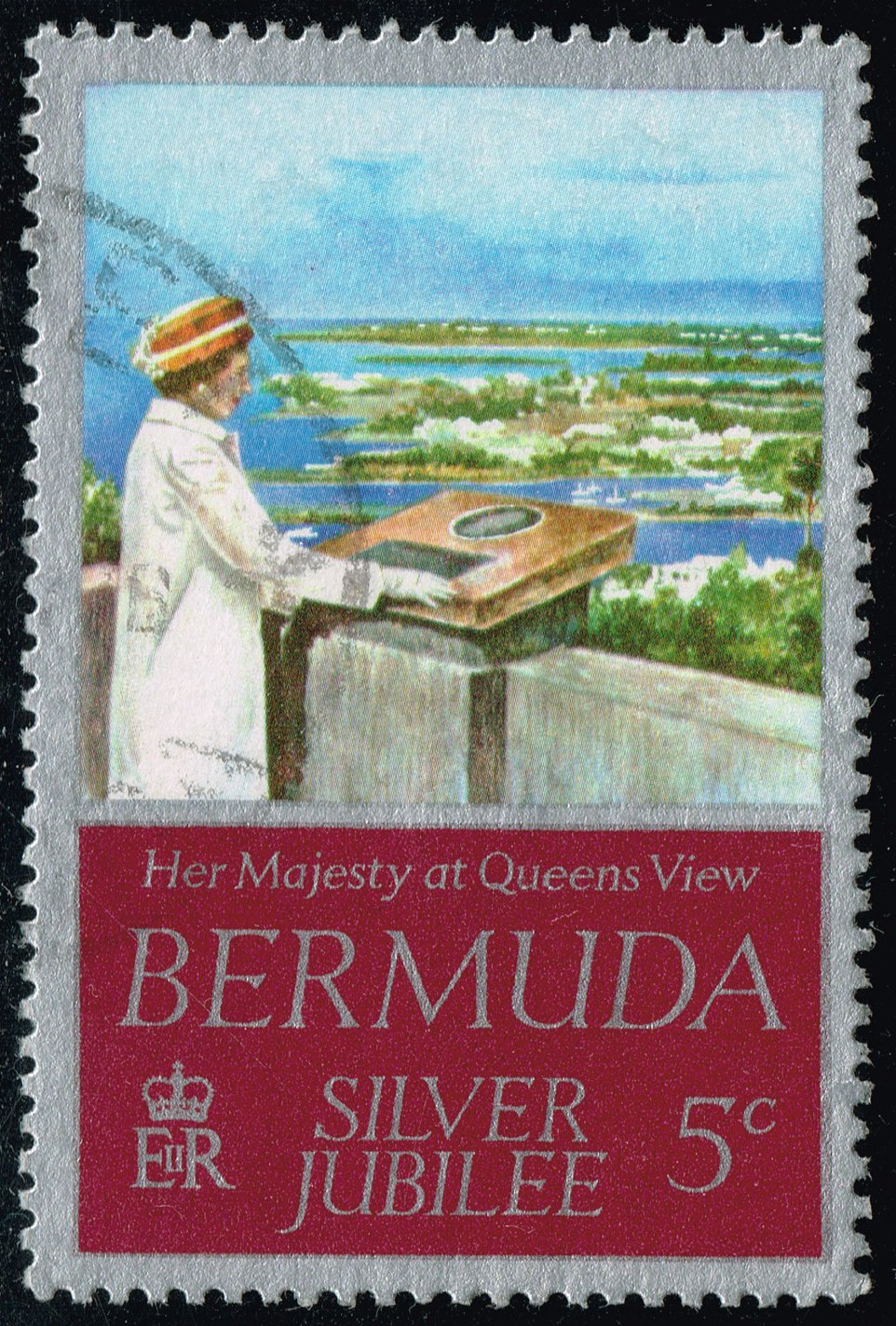 Bermuda #347 Queen's Visit to Bermuda; Used - Click Image to Close