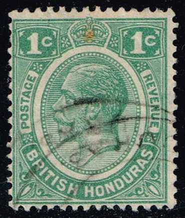 British Honduras #92 King George V; Used