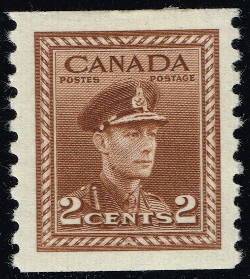 Canada #279 King George VI; Unused