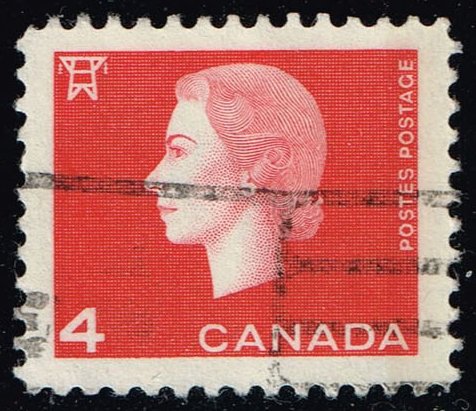 Canada #404 Queen Elizabeth II and Electric Tower; Used - Click Image to Close