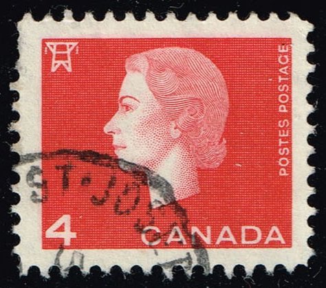 Canada #404 Queen Elizabeth II and Electric Tower; Used - Click Image to Close