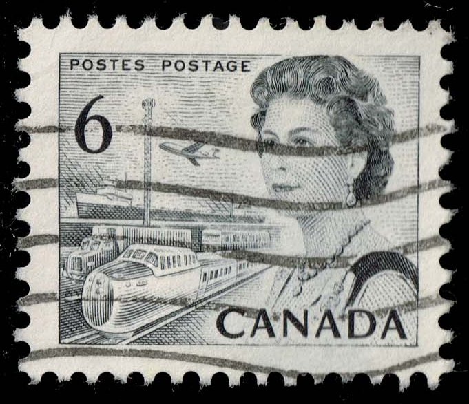 Canada #460 Transportation; Used