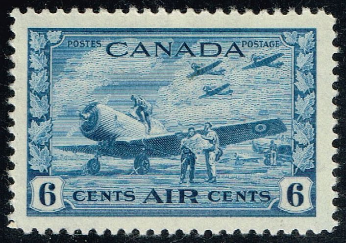 Canada #C7 Planes and Students; Unused - Click Image to Close
