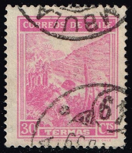 Chile #202 Mineral Spas; Used - Click Image to Close