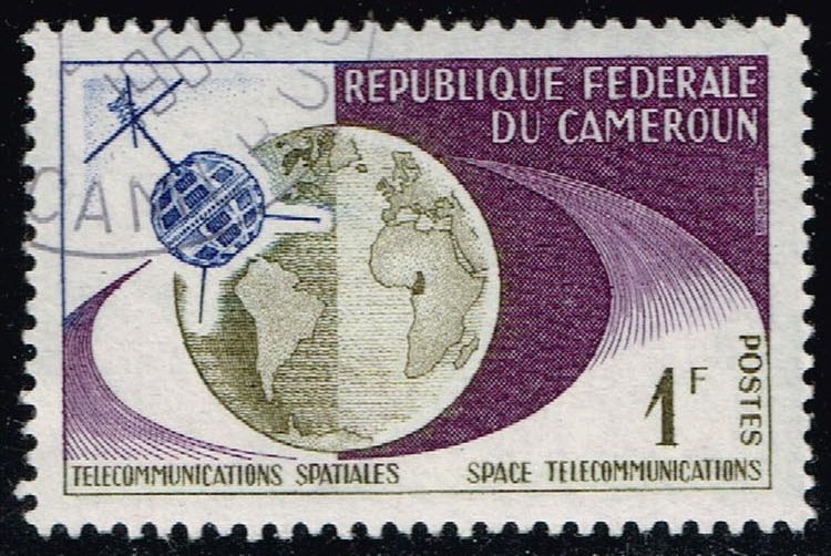 Cameroun #380 Telestar and Globe; CTO - Click Image to Close