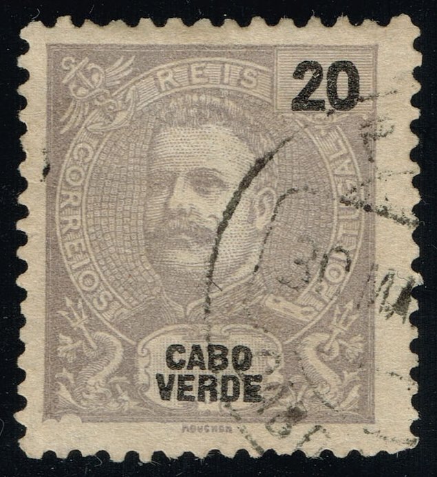Cape Verde #41 King Carlos I; Used - Click Image to Close