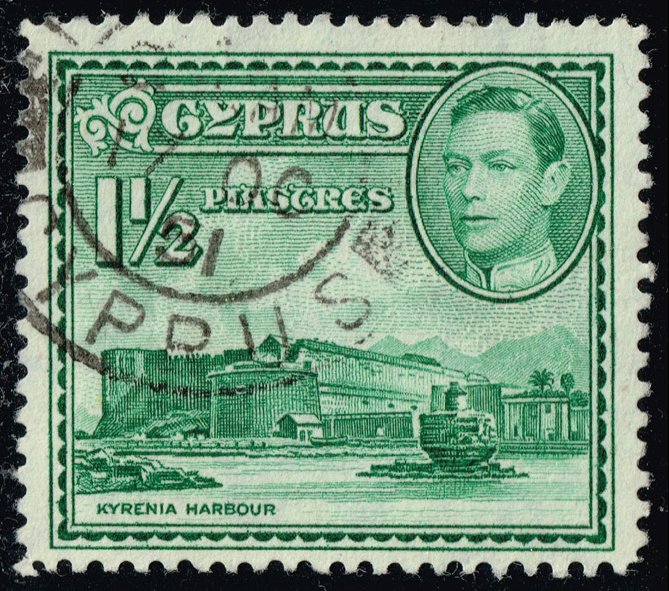 Cyprus #165 Kyrenia Castle and Harbor; Used - Click Image to Close
