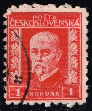 Czechoslovakia #131 President Masaryk; Used - Click Image to Close