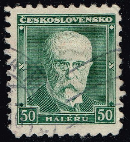 Czechoslovakia #168 President Masaryk; Used - Click Image to Close