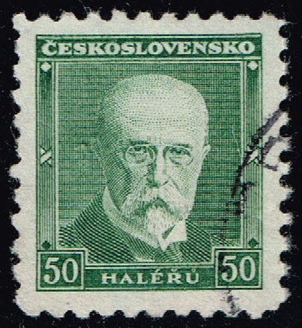 Czechoslovakia #168 President Masaryk; Used - Click Image to Close