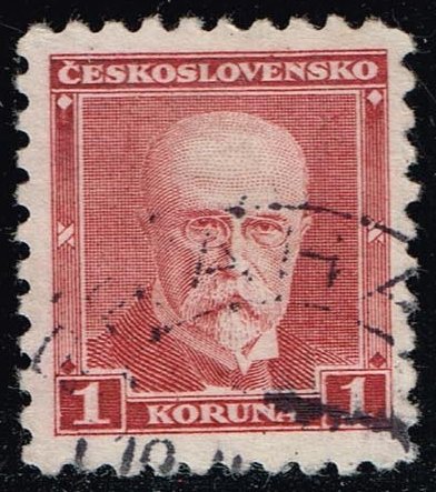 Czechoslovakia #170 President Masaryk; Used - Click Image to Close