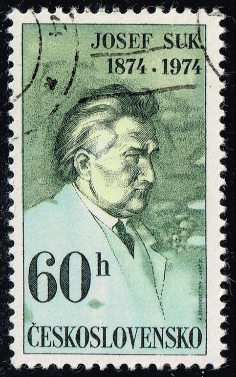 Czechoslovakia #1917 Josef Suk; CTO - Click Image to Close