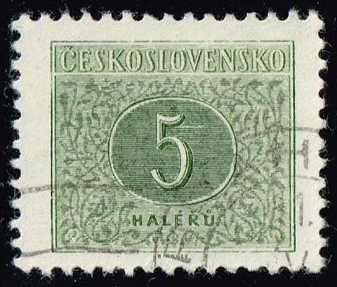 Czechoslovakia #J82a Postage Due; CTO - Click Image to Close