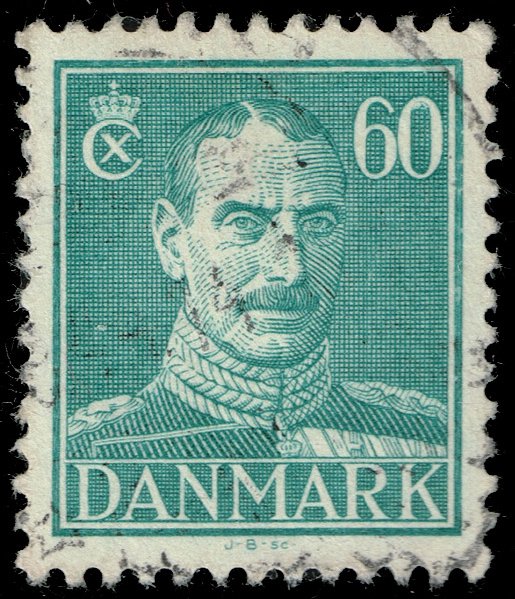 Denmark #287 King Christian X; Used - Click Image to Close