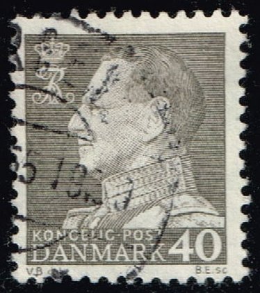 Denmark #388 King Frederik IX; Used - Click Image to Close