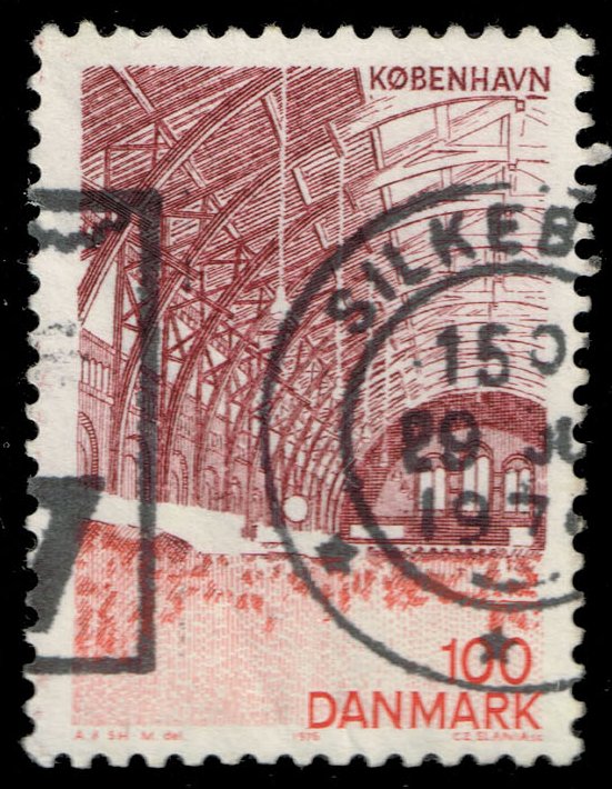 Denmark #588 Central Station; Used