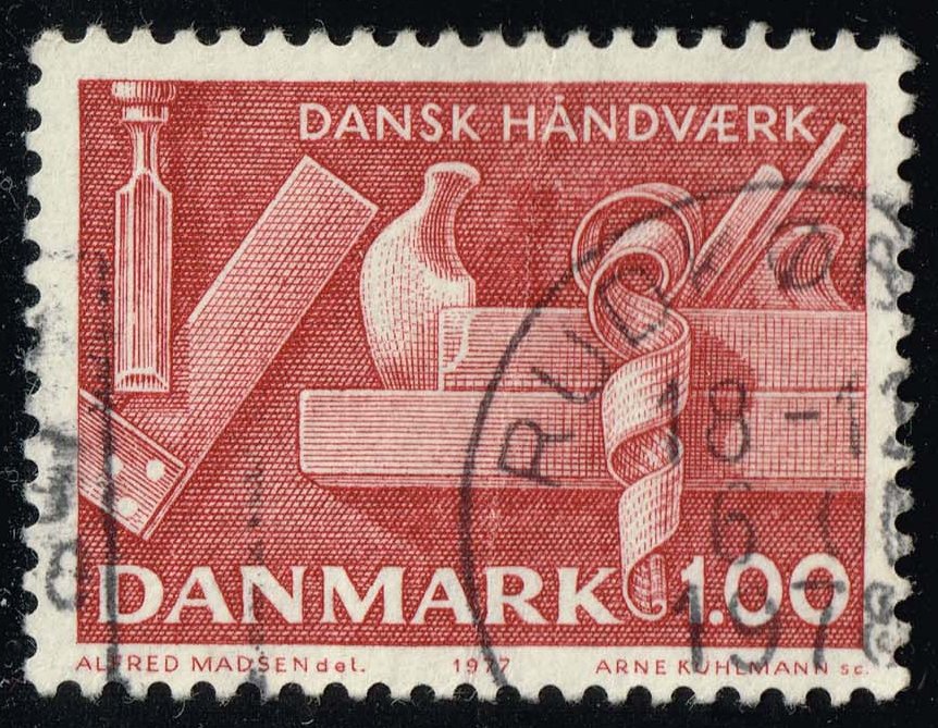 Denmark #607 Danish Crafts; Used - Click Image to Close