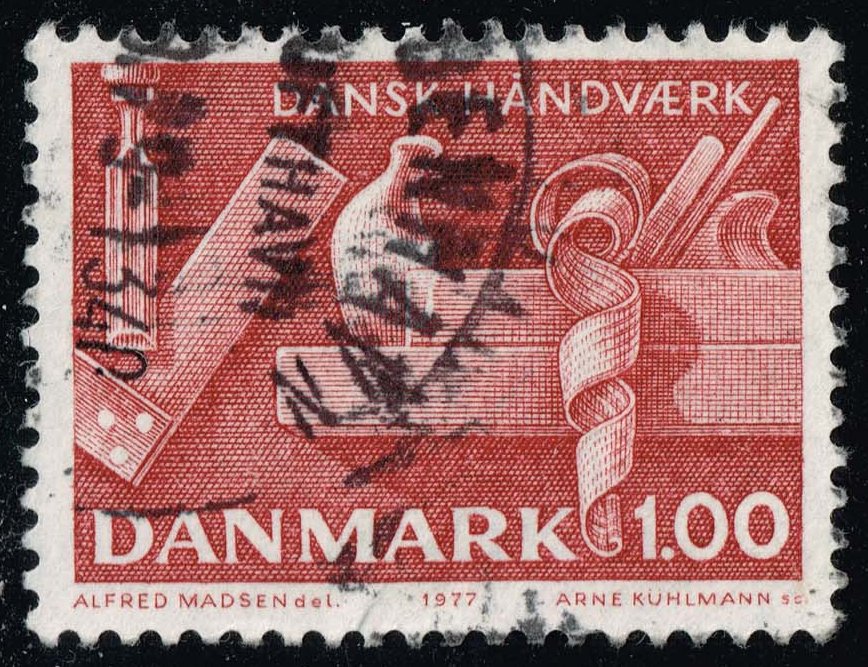 Denmark #607 Danish Crafts; Used - Click Image to Close