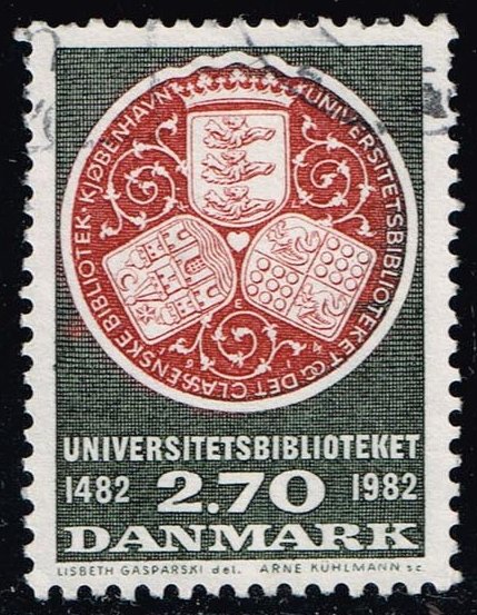 Denmark #731 University Library; Used - Click Image to Close