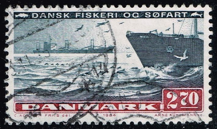 Denmark #761 Sea Transport; Used - Click Image to Close