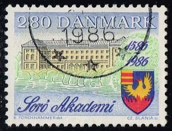 Denmark #816 Soro Academy; Used