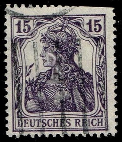 Germany #100 Germania; Used - Click Image to Close