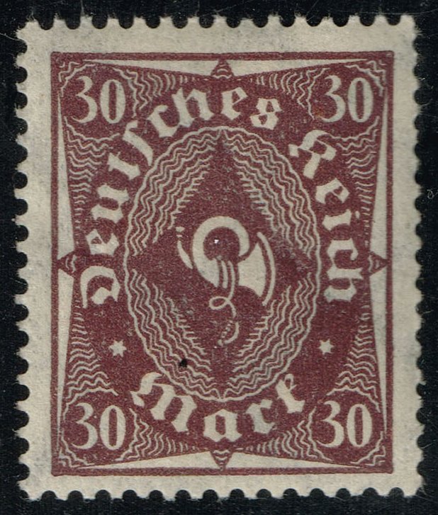 Germany #192 Post Horn; Unused - Click Image to Close
