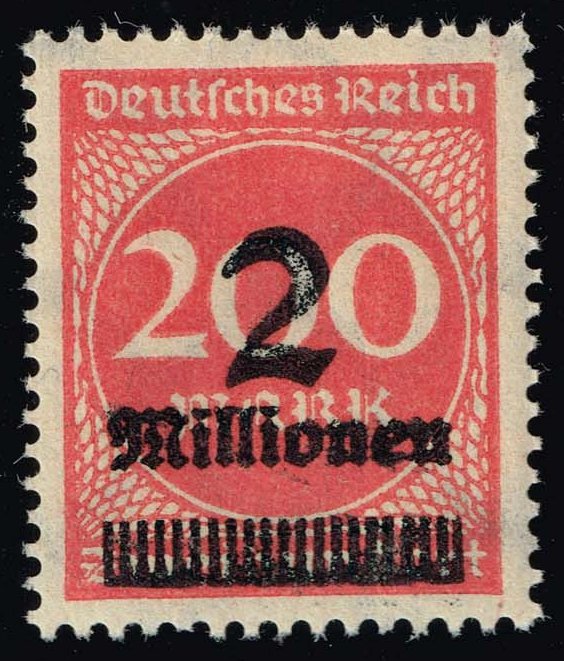 Germany #269 Numeral - Surcharged; MNH - Click Image to Close