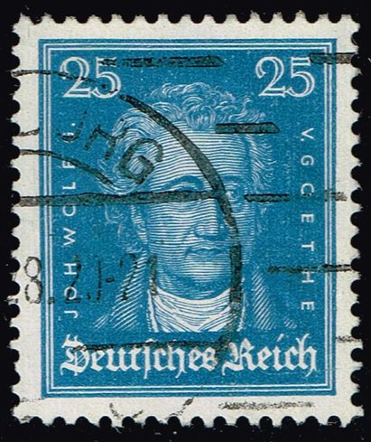 Germany #358 Johann Wolfgang von Goethe; Used - Click Image to Close