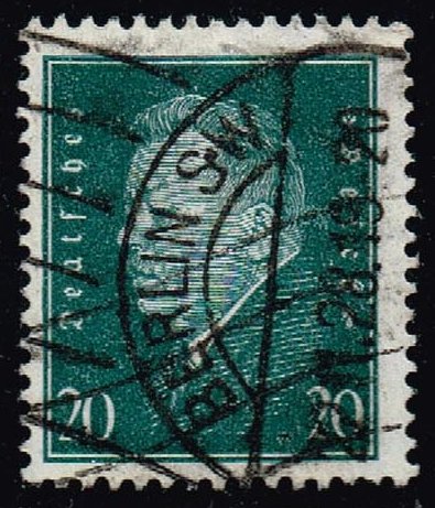 Germany #375 Pres. Friedrich Ebert; Used - Click Image to Close
