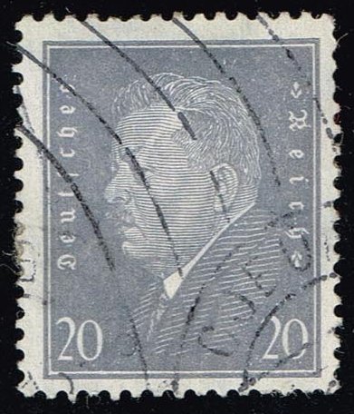 Germany #376 Pres. Friedrich Ebert; Used - Click Image to Close