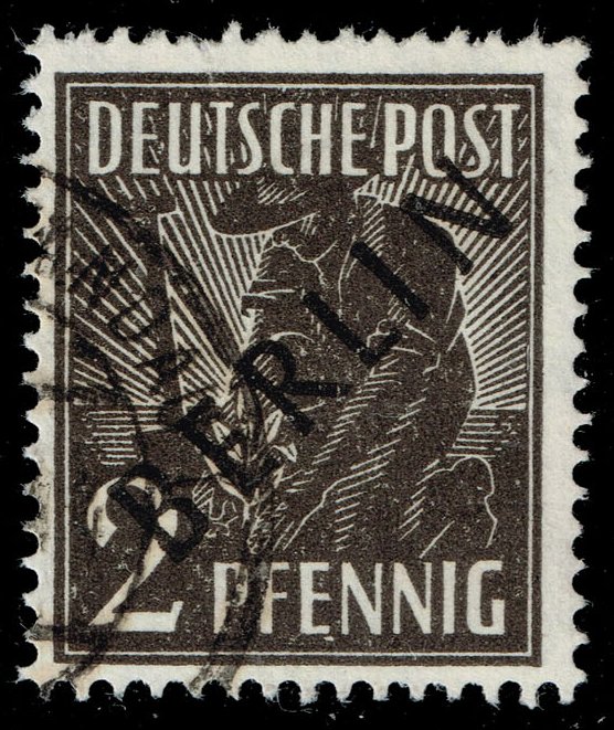 Germany #9N1 Planting Olive; Used - Click Image to Close