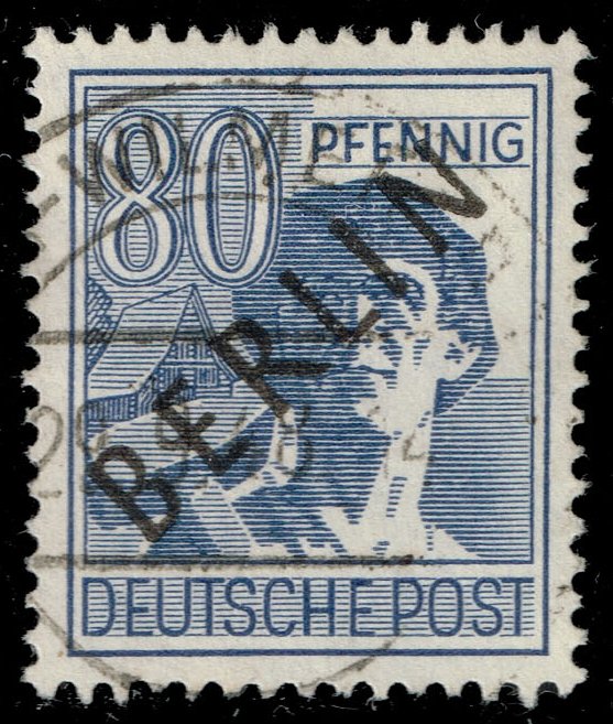 Germany #9N15 Laborer; Used - Click Image to Close