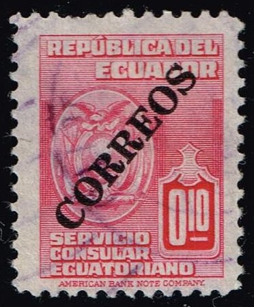 Ecuador #547 Consular Service Stamp; Used - Click Image to Close