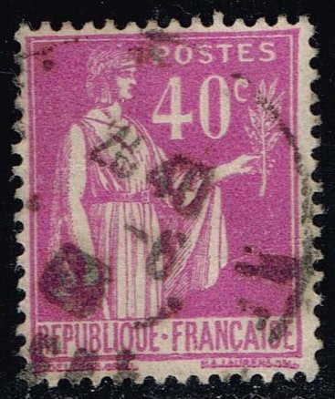 France #265 Peace with Olive Branch; Used - Click Image to Close