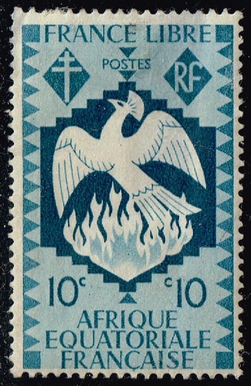 French Equatorial Africa #143 Phoenix; Unused - Click Image to Close