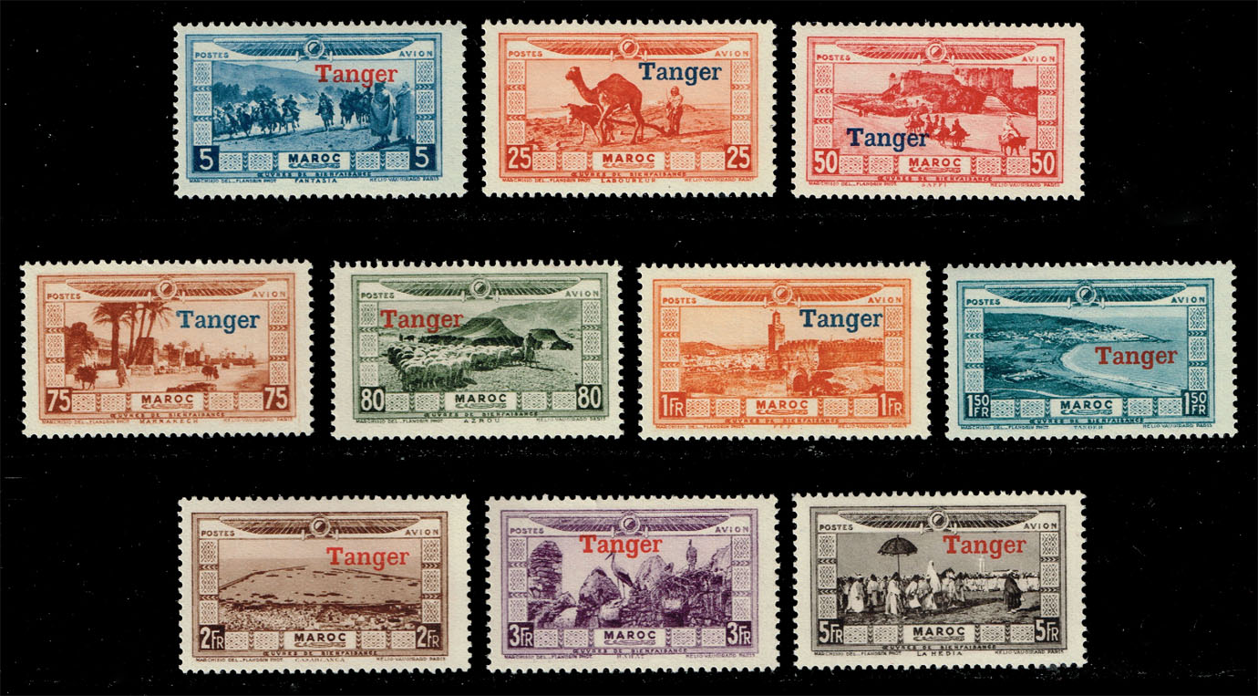French Morocco #CB11-CB20 Tanger Set of 10; MNH - Click Image to Close