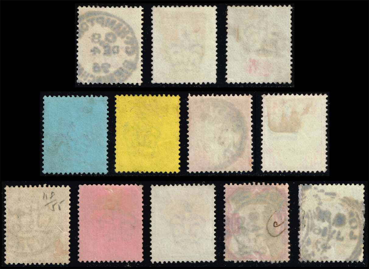 Great Britain #111-122 Victoria Jubilee Set of 12; Used - Click Image to Close