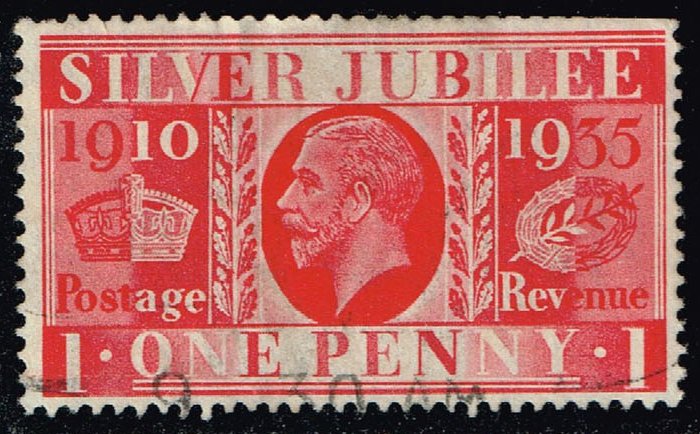 Great Britain #227 Silver Jubilee; Used - Click Image to Close