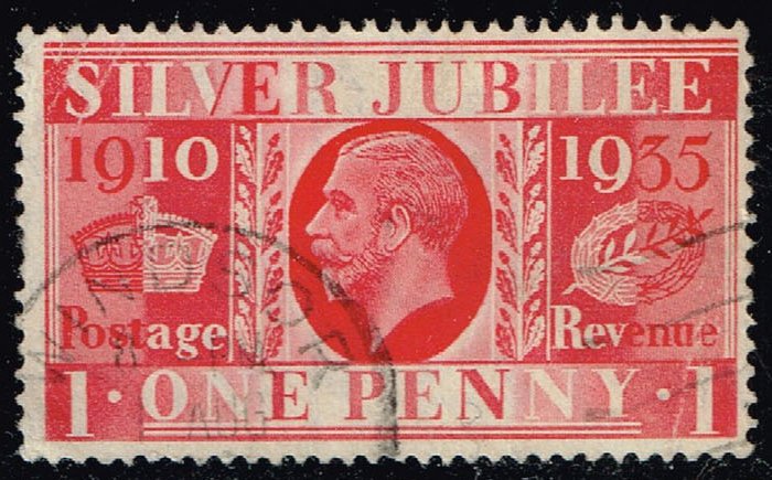 Great Britain #227 Silver Jubilee; Used - Click Image to Close