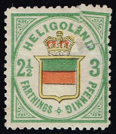 Heligoland #20 Coat of Arms - Hamburg Reprint - Click Image to Close