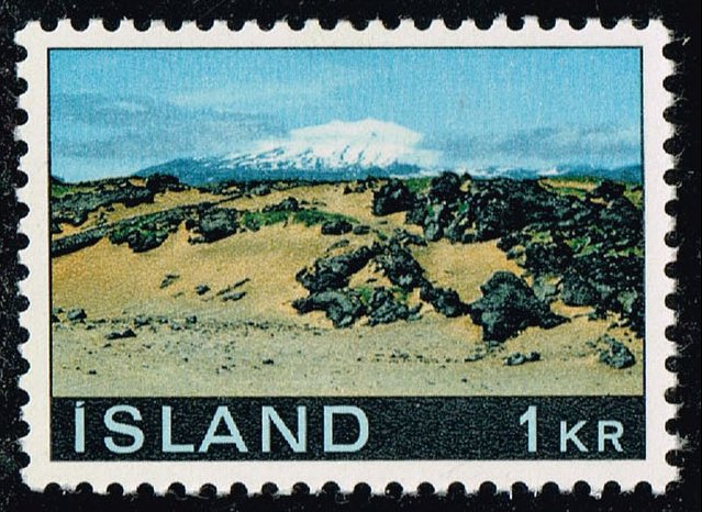 Iceland #412 Snaefellsjokull Mountain; MNH