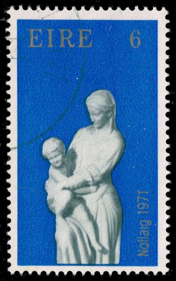 Ireland #313 Madonna and Child Statue; Used - Click Image to Close