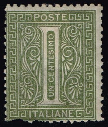 Italy #24 Numeral; Unused - Click Image to Close