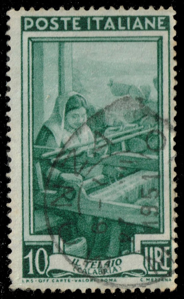 Italy #554 Weaving; Used - Click Image to Close