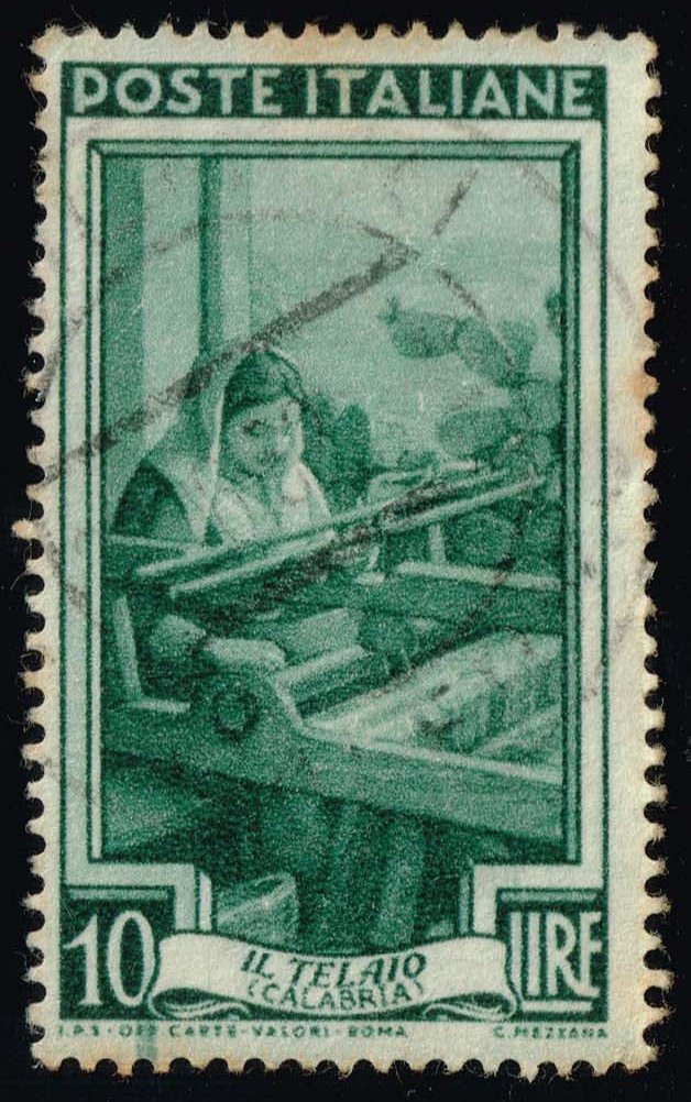 Italy #554 Weaving; Used - Click Image to Close