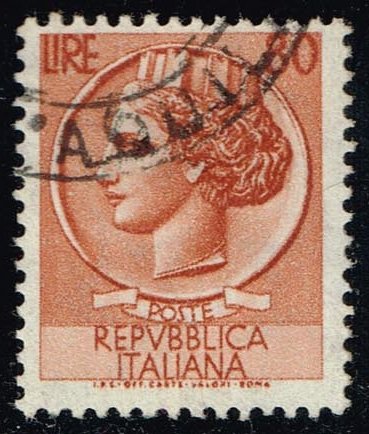 Italy #686 Italia from Syracusean Coin; Used - Click Image to Close