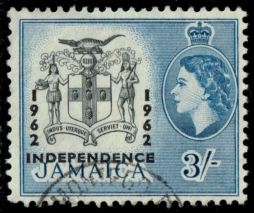 Jamaica #194 Arms of Jamaica; Used - Click Image to Close