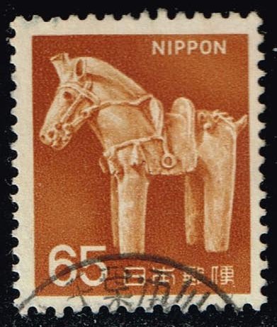 Japan #887 Ancient Clay Horse; Used - Click Image to Close